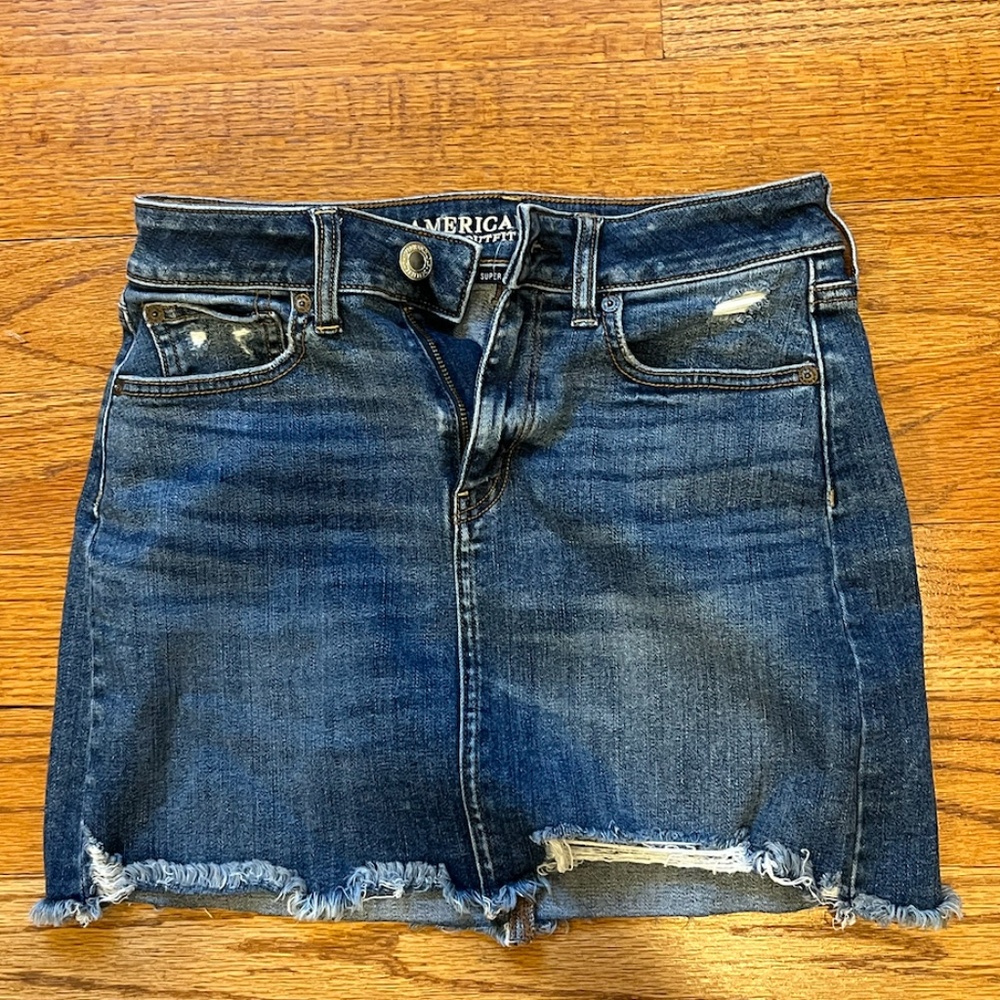 American Eagle Denim Mini Skirt